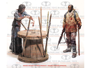 Illustration for article titled The New Walking Dead Figures Feature A Wonderfully Gore-Splattered Carol
